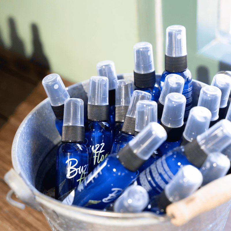 Non-sticky Buzz Aloe Insect Repellent offering residue-free comfort